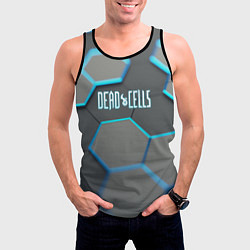 Майка-безрукавка мужская Dead cells броня, цвет: 3D-черный — фото 2