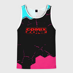 Мужская майка без рукавов Comix zone hexagon