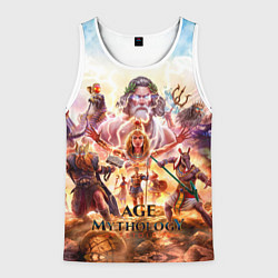 Мужская майка без рукавов Age of mythology персонажи