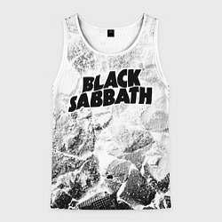 Майка-безрукавка мужская Black Sabbath white graphite, цвет: 3D-белый