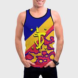 Майка-безрукавка мужская Doom камуфляж, цвет: 3D-черный — фото 2