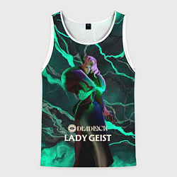 Майка-безрукавка мужская Lady Geist Deadlock, цвет: 3D-белый