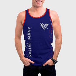 Майка-безрукавка мужская Velial squad - red abstract, цвет: 3D-красный — фото 2