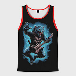 Мужская майка без рукавов Оборотень гитарист