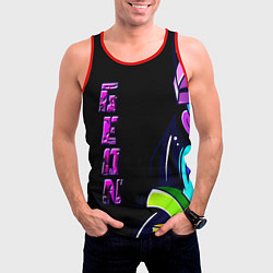 Майка-безрукавка мужская Geon Enduro graffitti, цвет: 3D-красный — фото 2