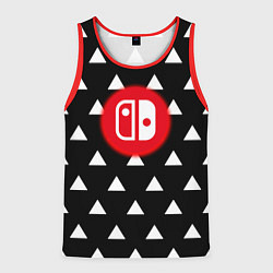 Мужская майка без рукавов Нинтендо лёд и пламя краски