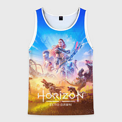 Мужская майка без рукавов Герои Horizon zero dawn remstered