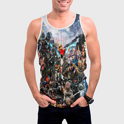 Майка-безрукавка мужская Коллекция мастера игры, цвет: 3D-белый — фото 2