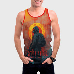 Майка-безрукавка мужская Stalker 2 poster art, цвет: 3D-красный — фото 2
