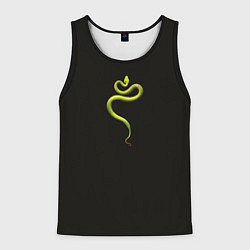 Мужская майка без рукавов Символ Нового 2025 года свернутая змея