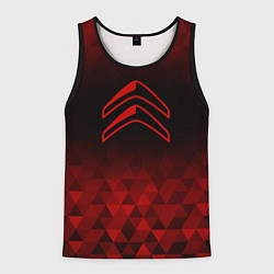 Мужская майка без рукавов Citroen red poly