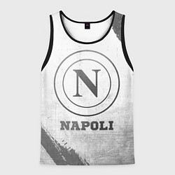 Майка-безрукавка мужская Napoli - white gradient, цвет: 3D-черный