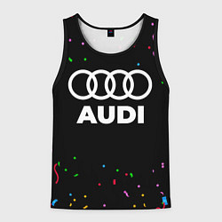 Мужская майка без рукавов Audi конфети