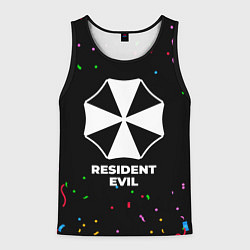 Мужская майка без рукавов Resident Evil конфети