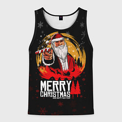 Мужская майка без рукавов Новый год read dead redemption