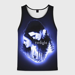 Майка-безрукавка мужская Twilight Bella and Edward, цвет: 3D-черный