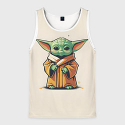 Мужская майка без рукавов Малыш Грогу - Мандолорец
