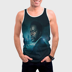 Майка-безрукавка мужская Извне, цвет: 3D-белый — фото 2