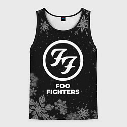 Майка-безрукавка мужская Снежный Foo Fighters, цвет: 3D-черный