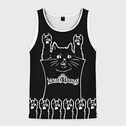 Мужская майка без рукавов Five Finger Death Punch: cat rock