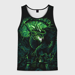 Мужская майка без рукавов Green dragon - Dragon Age