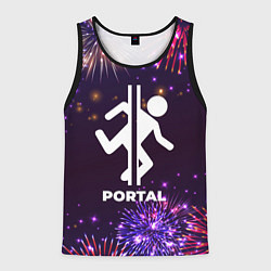 Мужская майка без рукавов Праздничный Portal