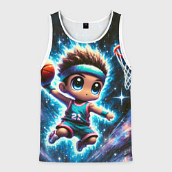 Мужская майка без рукавов Бейсболист с мячом