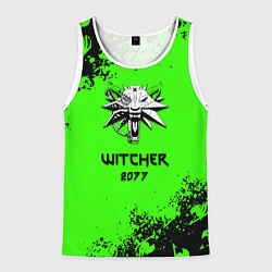 Майка-безрукавка мужская Cyberpunk 2077 anime, цвет: 3D-белый