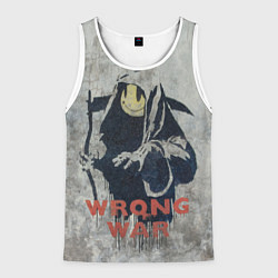 Мужская майка без рукавов Banksy - wrong war