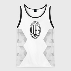 Мужская майка без рукавов AC Milan white poly