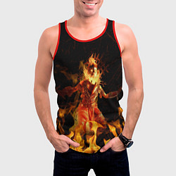 Майка-безрукавка мужская Sienna Fuegonasus - Warhammer, цвет: 3D-красный — фото 2