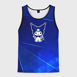 Мужская майка без рукавов Kuromi blue poly