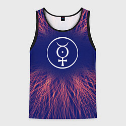 Мужская майка без рукавов Marilyn Manson red energy