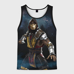 Мужская майка без рукавов Mortal Kombat - Скорпион