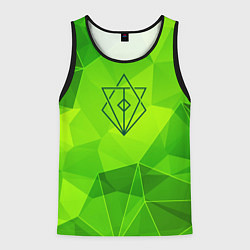 Майка-безрукавка мужская In Flames green poly, цвет: 3D-черный