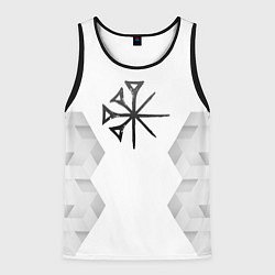 Мужская майка без рукавов Nightwish white poly