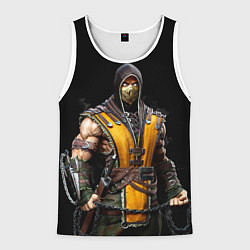 Мужская майка без рукавов Mortal kombat - Scorpion
