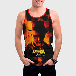Майка-безрукавка мужская Indiana Jones and the Great Circle, цвет: 3D-красный — фото 2