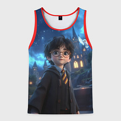 Мужская майка без рукавов Гарри Поттер в галстуке