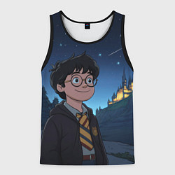 Мужская майка без рукавов Довольный Гарри Поттер