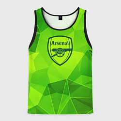 Майка-безрукавка мужская Arsenal green poly, цвет: 3D-черный