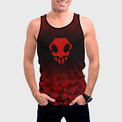 Майка-безрукавка мужская Bleach red poly, цвет: 3D-черный — фото 2
