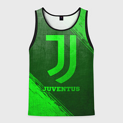 Майка-безрукавка мужская Juventus - green gradient, цвет: 3D-черный