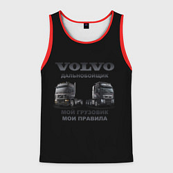 Мужская майка без рукавов Volvo водитель грузовика