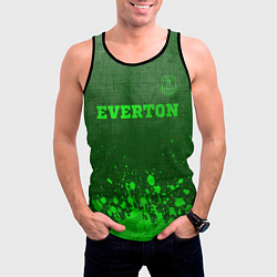 Майка-безрукавка мужская Everton - green gradient посередине, цвет: 3D-черный — фото 2