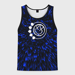 Майка-безрукавка мужская Blink 182 blue energy, цвет: 3D-черный