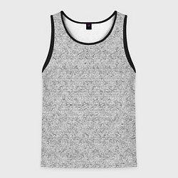 Майка-безрукавка мужская Текстура в тонкую полоску серый, цвет: 3D-черный