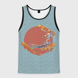 Мужская майка без рукавов Рыба карпы кои