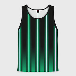 Мужская майка без рукавов Neon turquoise