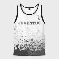Майка-безрукавка мужская Juventus - white gradient посередине, цвет: 3D-черный